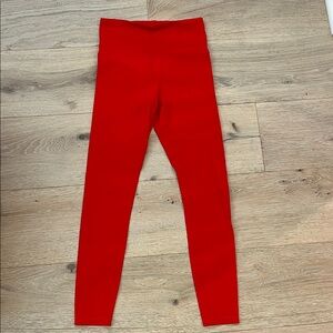 Athleta Bright Red Leggings